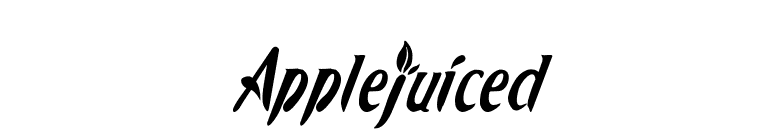AppleJuiced font preview