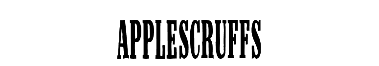 AppleScruffs font preview