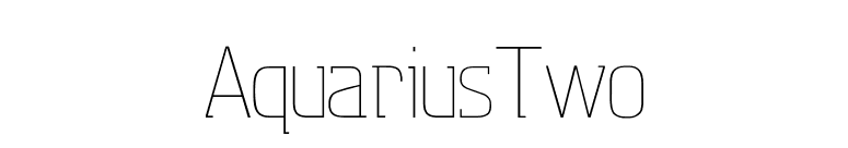 AquariusTwo font preview