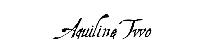 AquilineTwo font preview