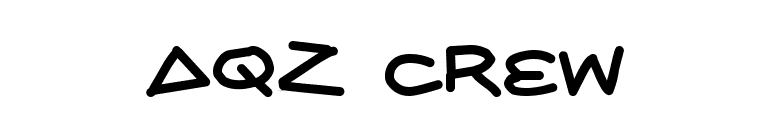 AQZ crew font preview