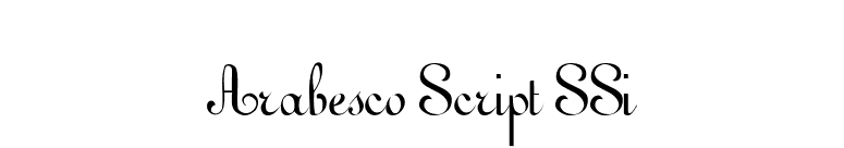 Arabesco Script SSi font preview