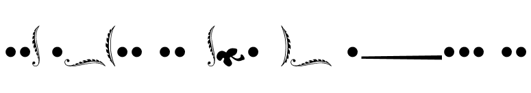 Arabesque Ornaments Three MT font preview