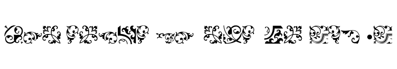 Arabesque Ornaments Two MT font preview