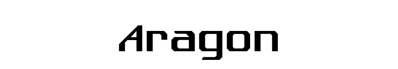 Aragon font preview