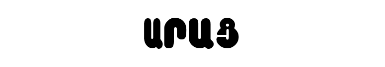 Arax font preview