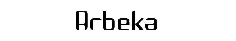 Arbeka font preview