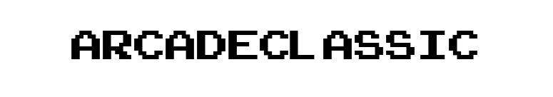ArcadeClassic font preview