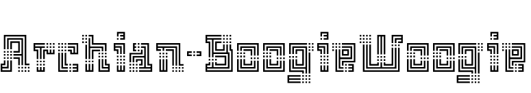 Archian-BoogieWoogie font preview