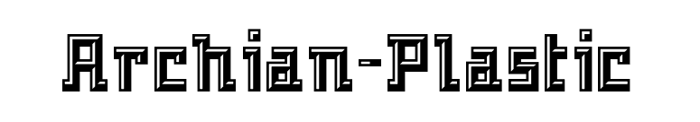 Archian-Plastic font preview