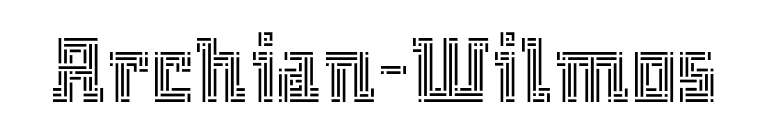 Archian-Wilmos font preview