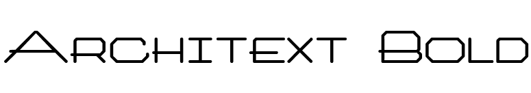 Architext Bold font preview