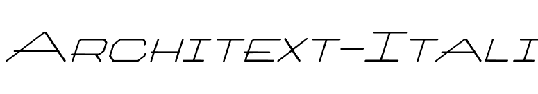 Architext-Itali font preview