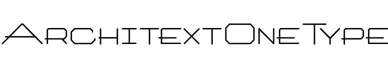 ArchitextOneType font preview