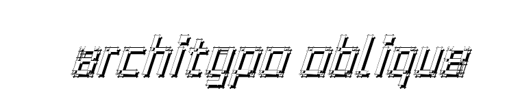 Architypo Oblique font preview