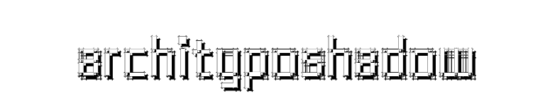 ArchitypoShadow font preview