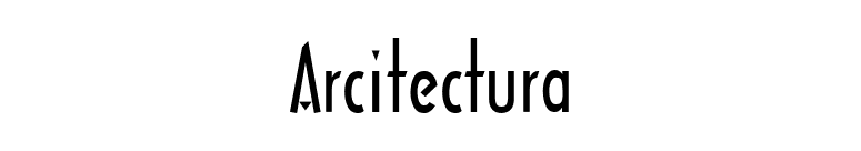 Arcitectura font preview