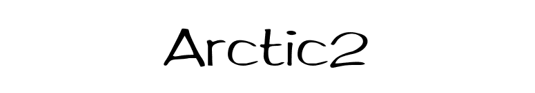 Arctic2 font preview