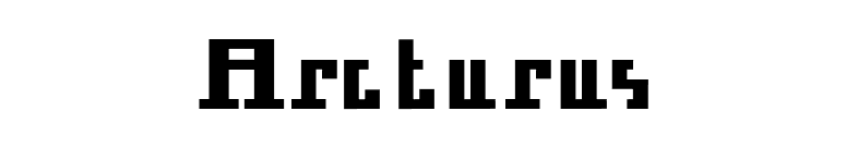 Arcturus font preview
