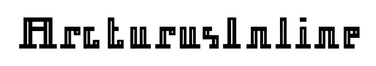 ArcturusInline font preview