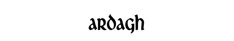 Ardagh font preview