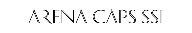 Arena Caps SSi font preview