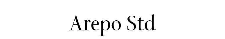 Arepo Std font preview