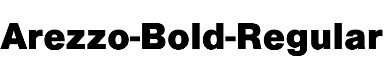Arezzo-Bold-Regular font preview