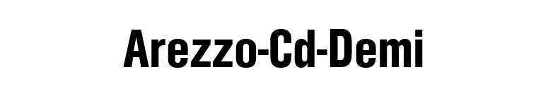 Arezzo-Cd-Demi font preview