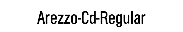 Arezzo-Cd-Regular font preview