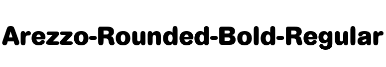 Arezzo-Rounded-Bold-Regular font preview