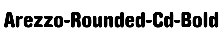 Arezzo-Rounded-Cd-Bold font preview
