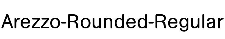 Arezzo-Rounded-Regular font preview