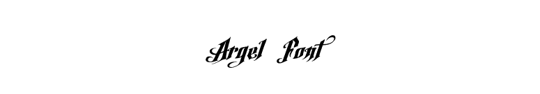 Argel Font font preview