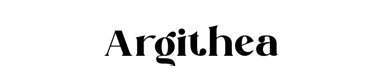 Argithea font preview