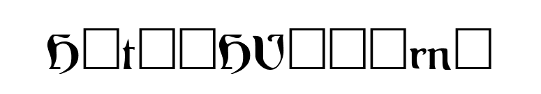 ArgosANouveau font preview