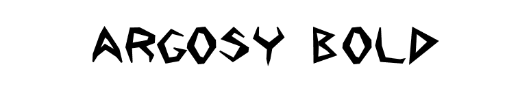 Argosy Bold font preview