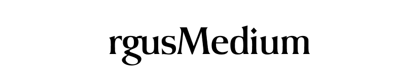 ArgusMedium font preview