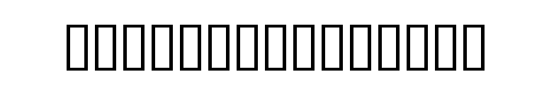 Arial Monospace font preview
