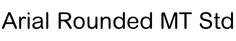 Arial Rounded MT Std font preview