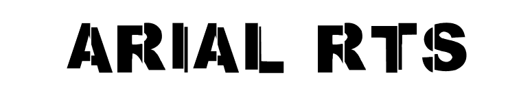 ARIAL RTS font preview