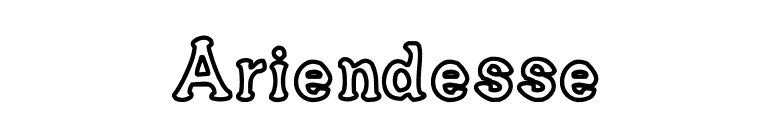 Ariendesse font preview