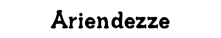 Ariendezze font preview