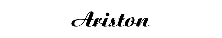 Ariston font preview