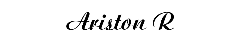 Ariston R font preview