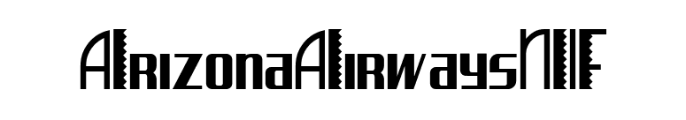 ArizonaAirwaysNF font preview