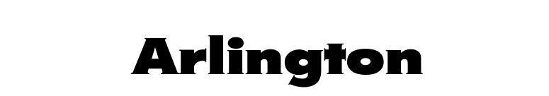 Arlington font preview