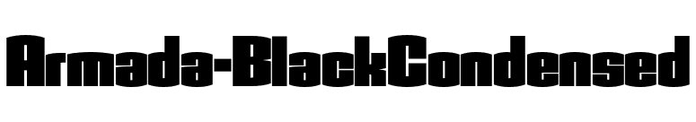 Armada-BlackCondensed font preview