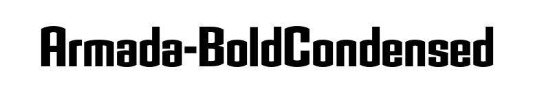 Armada-BoldCondensed font preview
