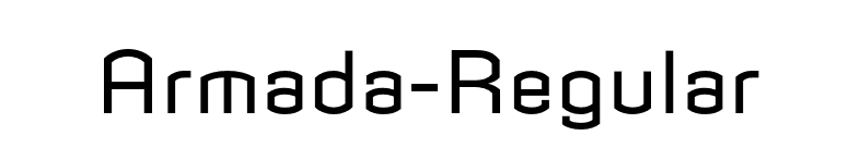 Armada-Regular font preview